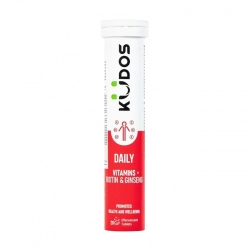 Viên Sủi Kudos Daily Vitamins Plus Biotin Ginseng 20 viên
