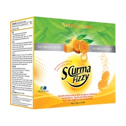 Viên Sủi Nano Curcumin Scurma Fizzy, Hộp 20 viên