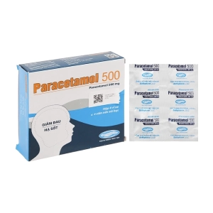 Paracetamol 500 Savipharm 4 vỉ x 4 viên Paracetamol 500 Savipharm 4 vỉ x 4 viên