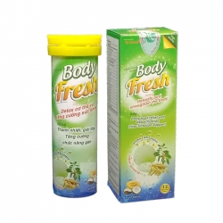 Viên sủi thải độc Body Fresh Tất thành, Tuýp 12 viên Viên sủi thải độc Body Fresh Tất thành, Tuýp 12 viên