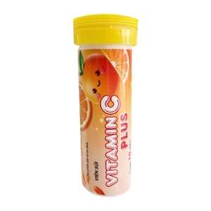 Viên Sủi Vitamin C Plus Hadiphar 10 viên - Bổ sung Vitamin C cho cơ thể