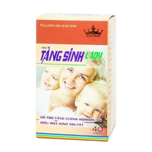 Viên Tăng Sinh Lady Kingphar 40 viên - Hỗ trợ điều hòa kinh nguyệt