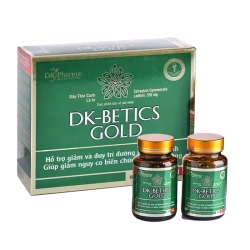Viên tiểu đường DK Betics Gold, 2 chai x 60 viên Viên tiểu đường DK Betics Gold, 2 chai x 60 viên