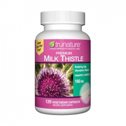 Viên uống bổ gan Trunature Milk Thistle Premium 160mg Hộp 120 viên Viên uống bổ gan Trunature Milk Thistle Premium 160mg Hộp 120 viên