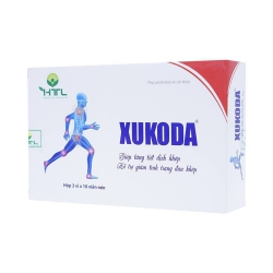 Viên uống bổ khớp Xukoda - Glucosamine 500mg/200mg, Hộp 3 vỉ x 10 viên Viên uống bổ khớp Xukoda - Glucosamine 500mg/200mg, Hộp 3 vỉ x 10 viên