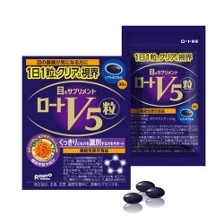 Viên uống bổ mắt Rohto V5 Nhật Bản hộp 30 viên