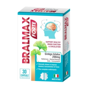 Viên uống bổ não Bralmax Forte Fobelife 2 vỉ x 15 viên Viên uống bổ não Bralmax Forte Fobelife 2 vỉ x 15 viên