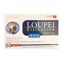 Viên uống bổ não Loupei Medix 6 vỉ x 10 viên  Viên uống bổ não Loupei Medix 6 vỉ x 10 viên