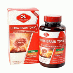 Viên uống bổ não Olympian Labs Ultra Brain Tonic Chai 60 viên Viên uống bổ não Olympian Labs Ultra Brain Tonic Chai 60 viên