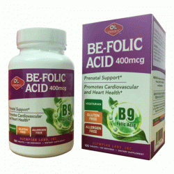 Viên uống bổ sung Axit Folic cho bà bầu Olympian Labs Be Folic Acid Chai 100 viên Viên uống bổ sung Axit Folic cho bà bầu Olympian Labs Be Folic Acid Chai 100 viên