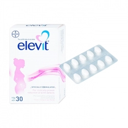 Viên uống bổ sung cho mẹ bầu Elevit Bayer 3 vỉ x 10 viên