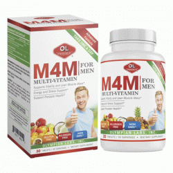 Viên uống bổ sung Multivitamin cho nam Olympian Labs M4M Multi-Vitamin For Men, Lọ 30 viên Viên uống bổ sung Multivitamin cho nam Olympian Labs M4M Multi-Vitamin For Men, Lọ 30 viên