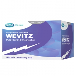 Muntivitamin Wevitz Mega, Hộp 50 viên
