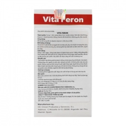 Viên uống bổ sung sắt cho trẻ em, phụ nữ Vita Feron Vita Life 2 vỉ x 15 viên Viên uống bổ sung sắt cho trẻ em, phụ nữ Vita Feron Vita Life 2 vỉ x 15 viên