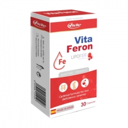 Viên uống bổ sung sắt cho trẻ em, phụ nữ Vita Feron Vita Life 2 vỉ x 15 viên Viên uống bổ sung sắt cho trẻ em, phụ nữ Vita Feron Vita Life 2 vỉ x 15 viên