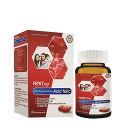 Viên uống bổ sung sắt Lafon Feditop 30 viên