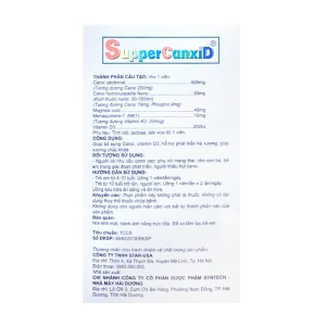 Viên Uống Bổ Sung Supper Canxid Fobelife 60 viên