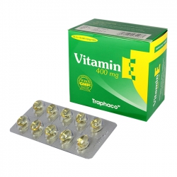 Viên uống bổ sung VITAMIN E Traphaco | Hộp 100 viên