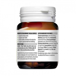 Viên uống bổ sung vitamin nhóm B Blackmores Mega B Complex 31 viên