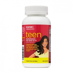 Viên uống bổ sung vitamin tổng hợp cho thiếu nữ GNC Teen Multivitamin For Girls 12-17 120 viên Viên uống bổ sung vitamin tổng hợp cho thiếu nữ GNC Teen Multivitamin For Girls 12-17 120 viên