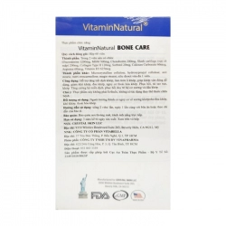 Viên uống bổ xương khớp Bone Care VitaminNatural 60 viên Viên uống bổ xương khớp Bone Care VitaminNatural 60 viên