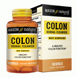 Mason Natural Colon Herbal Cleanser, Chai 100 viên Mason Natural Colon Herbal Cleanser, Chai 100 viên