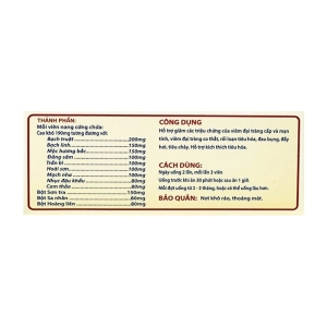 Đại Tràng Tâm Bình 5 vỉ x 12 viên - Hỗ trợ viêm đại tràng