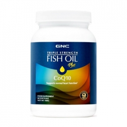 Viên uống dầu cá bổ tim mạch GNC Triple Strength Fish Oil Plus 60 viên Viên uống dầu cá bổ tim mạch GNC Triple Strength Fish Oil Plus 60 viên