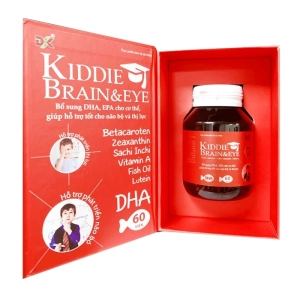 Viên Uống Dầu Cá Cho Trẻ Kiddie Brain Eye Fobelife 60 viên Viên Uống Dầu Cá Cho Trẻ Kiddie Brain Eye Fobelife 60 viên