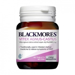 Viên uống điều tiết nội tiết tố nữ Blackmores Vitex Agnus Castus 40 Viên Viên uống điều tiết nội tiết tố nữ Blackmores Vitex Agnus Castus 40 Viên