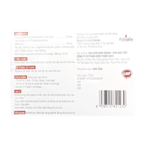 Viên Uống Fouti Fobelife 3 vỉ x 10 viên