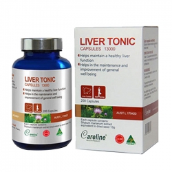 Viên uống giải độc gan Careline Liver Tonic, Chai 200 viên Viên uống giải độc gan Careline Liver Tonic, Chai 200 viên