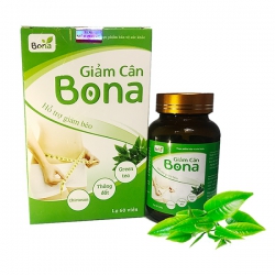 Tpbvsk  giảm cân Bona, Hộp 60 viên