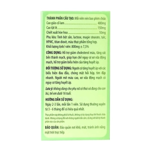 Viên Uống Giảo Cổ Lam Extra Kingphar 60 viên – Hỗ trợ giảm cholesterol máu