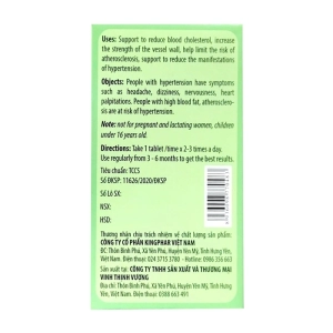 Viên Uống Giảo Cổ Lam Extra Kingphar 60 viên – Hỗ trợ giảm cholesterol máu