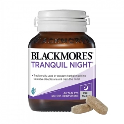 Blackmores Tranquil Night, Hộp 60 Viên - Viên uống hỗ trợ giấc ngủ