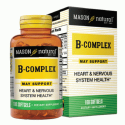 Mason Natural B-Complex, Chai 100 viên Mason Natural B-Complex, Chai 100 viên