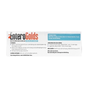 Enterogolds Biopharco 6 vỉ x 10 viên (Bacillus clausii)
