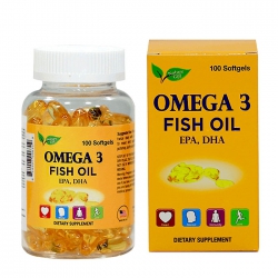 Omega 3 Fish Oil Nature Gift , Chai 100 viên Omega 3 Fish Oil Nature Gift , Chai 100 viên