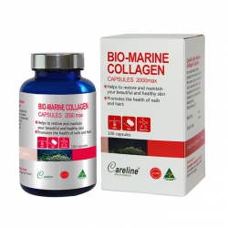Viên uống ngăn ngừa lão hóa, giảm nếp nhăn da Careline Bio Marine Collagen 100 viên Viên uống ngăn ngừa lão hóa, giảm nếp nhăn da Careline Bio Marine Collagen 100 viên