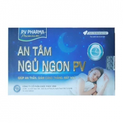 Tpbvsk An Tâm Ngủ Ngon PV Pharma, Hộp 50 viên Tpbvsk An Tâm Ngủ Ngon PV Pharma, Hộp 50 viên