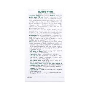 Viên uống Nucos White 60 viên Viên uống Nucos White 60 viên