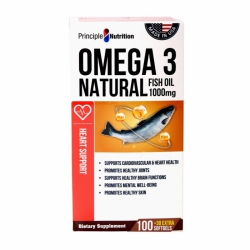 Omega 3 Natural Fish Oil 1000mg, Chai 100 viên  Omega 3 Natural Fish Oil 1000mg, Chai 100 viên