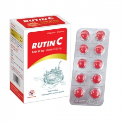 Mediphar USA  Rutin C, Hộp 100 viên Nén