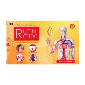 Viên Uống Rutin C300 Fobelife 3 vỉ x 10 viên Viên Uống Rutin C300 Fobelife 3 vỉ x 10 viên