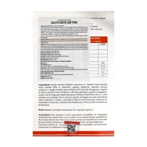 Viên Uống Silyforte Detox Alpha Farmaceutici 2 vỉ x 15 viên