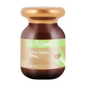 Viên uống SpringLeaf Liver Detox 15000mg 60 viên Viên uống SpringLeaf Liver Detox 15000mg 60 viên
