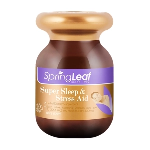 Viên uống SpringLeaf Super Sleep Stress Aid 30 viên