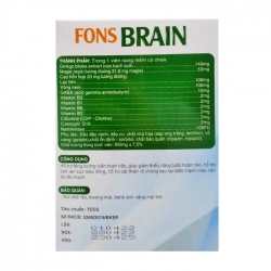 Viên uống tăng cường tuần hoàn máu não Lafon Fons Brain, Hộp 100 viên