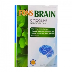 Viên uống tăng cường tuần hoàn máu não Lafon Fons Brain, Hộp 100 viên